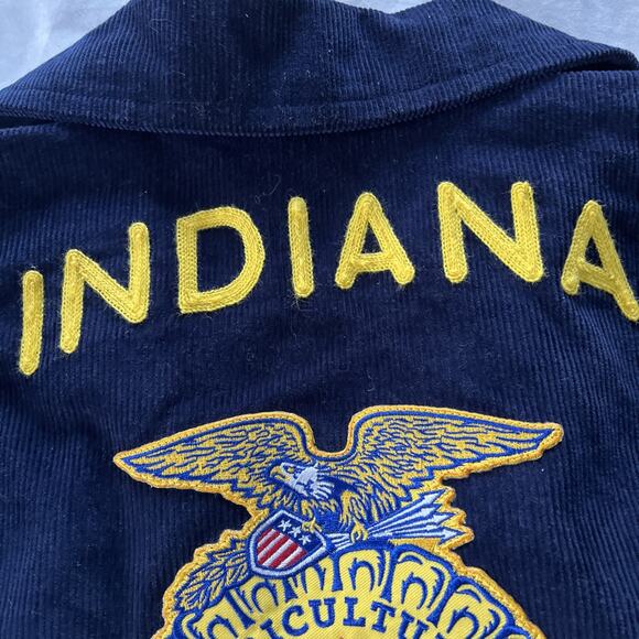Vintage 1928 FFA Agricultural Corduroy Jacket Indiana Randolph Central Sz 36(M) - Picture 13 of 16